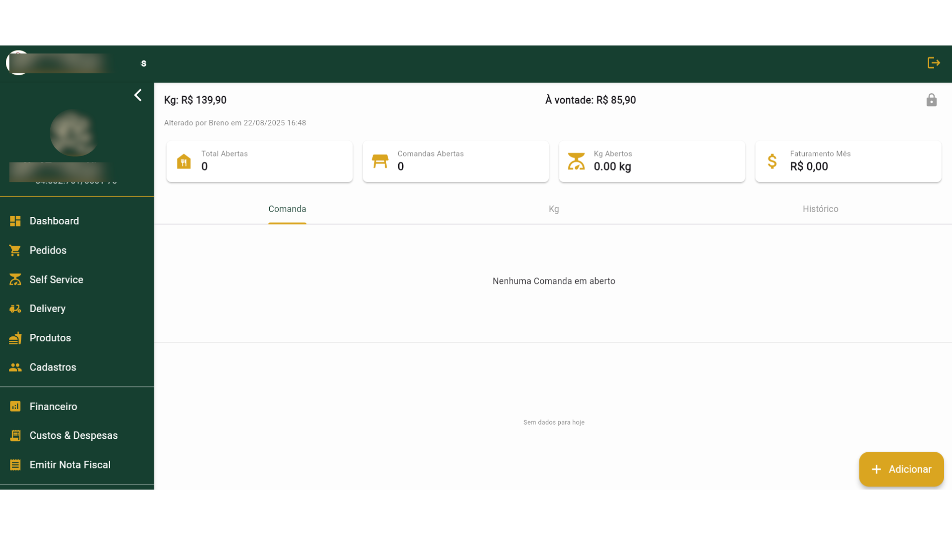 Módulo Self Service
